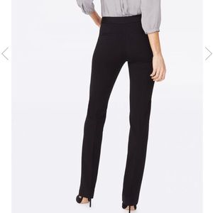 NYDJ black ponte knit trouser pant. Like New